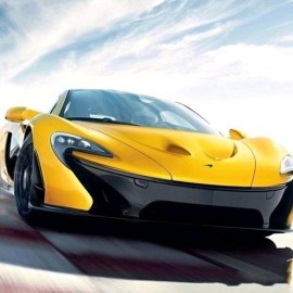 黄色超酷汽车头像图片