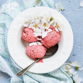 甜甜的粉色冰淇淋头像图片