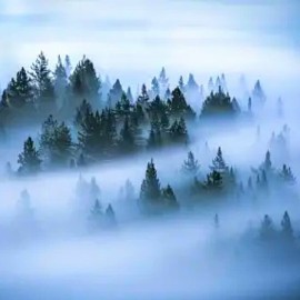 云里雾里风景头像图片,空灵禅意静谧